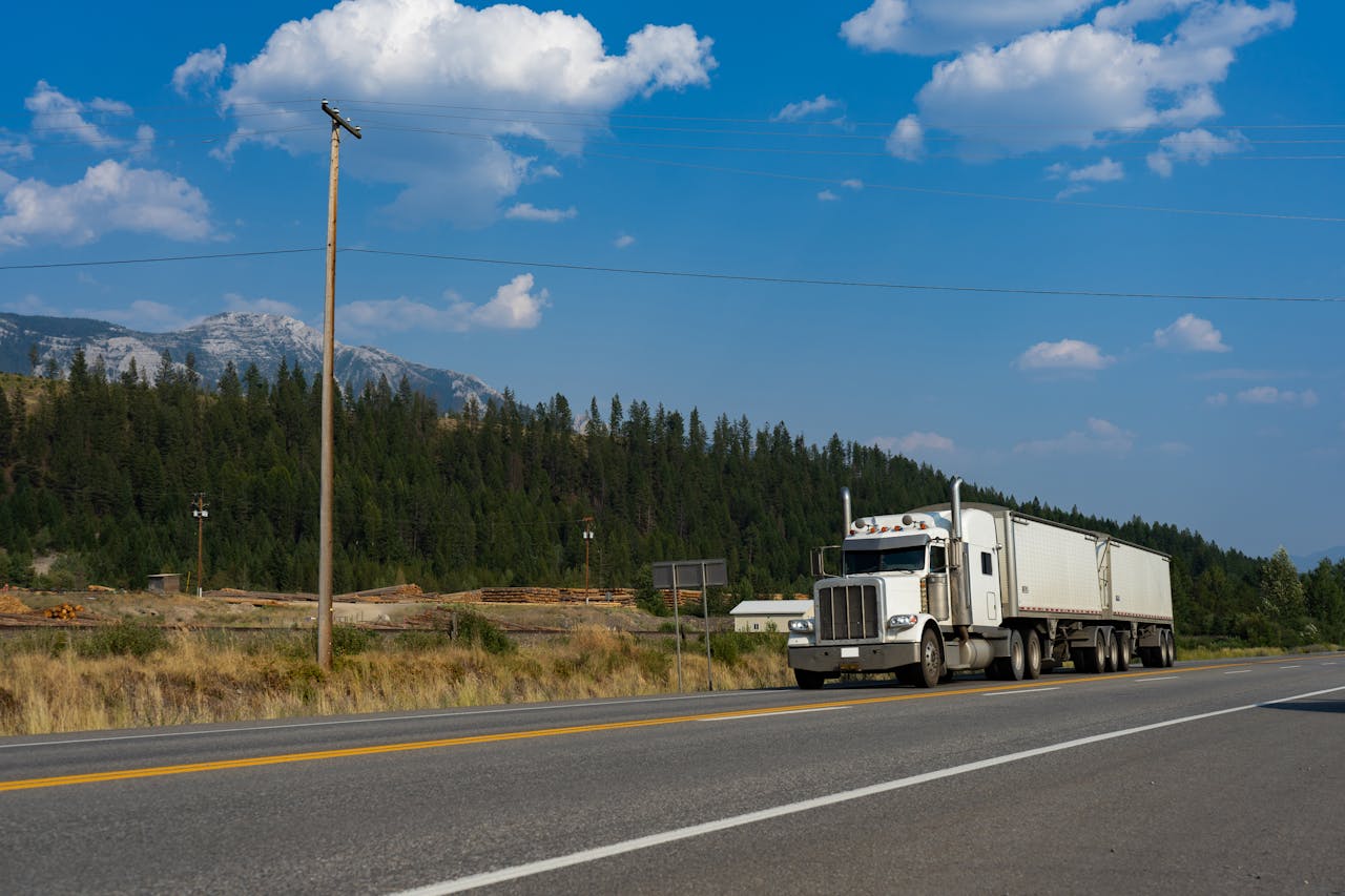 A Truck on the Road